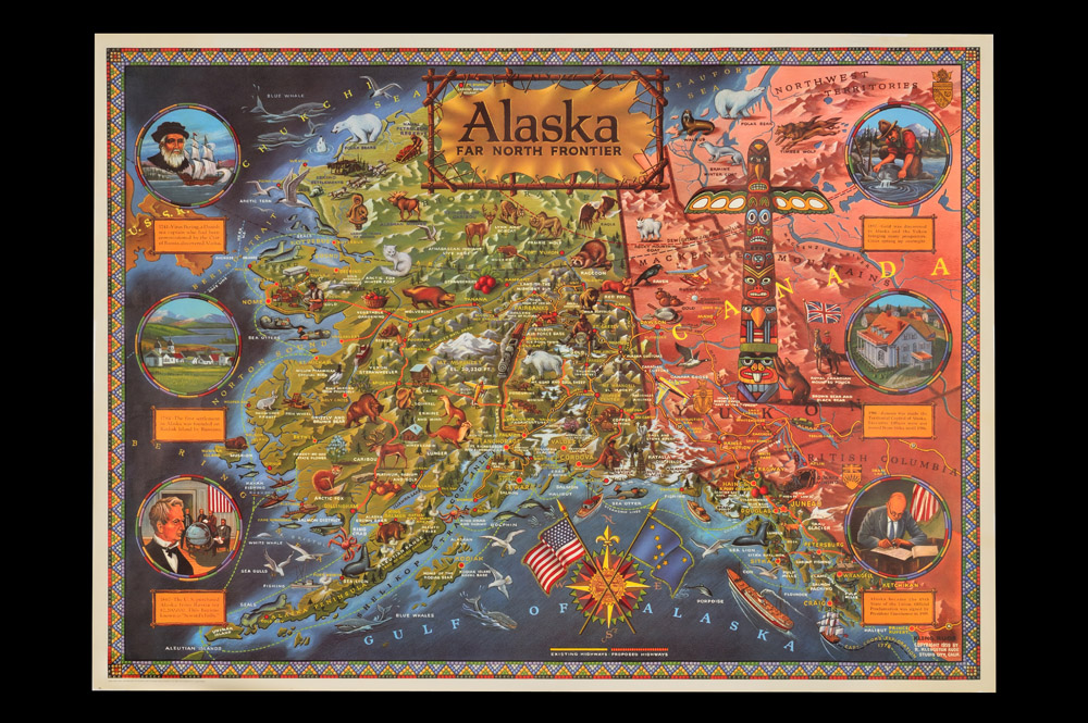 Alaska. Far North Frontier 1st edition (copy 1) | La Jolla Map Museum